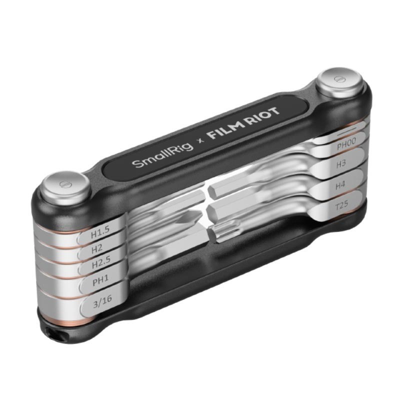 Zestaw narzędzi SmallRig 4375 x FILM RIOT 10-in-1 Folding Wrench Set with Multiple Angle Positioning Black