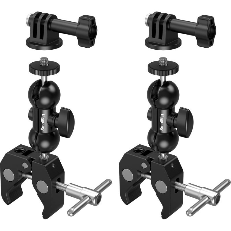 Zacisk clamp z mini magic arm SmallRig 5321 Crab-Shaped Clamp Kit 2 sztuki