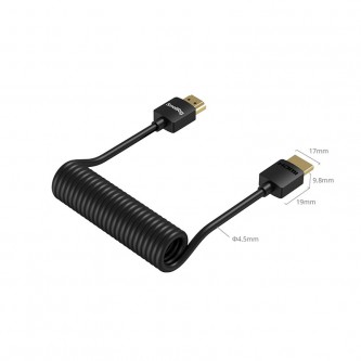SmallRig 4963 Kabel HDMI-HDMI 47-120cm Coiled