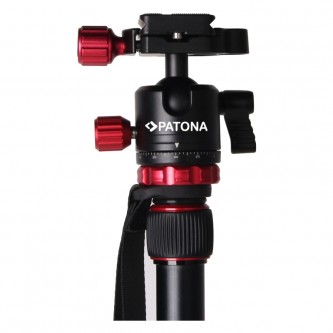 Statyw Patona Premium Tripod GEZI Pro 165 udźwig do 6 kg, aluminiowy 4-sekcyjny, wysokość 56,5-165 cm