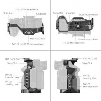 Klatka SmallRig 6024 HawkLock Quick Release Cage for Sony for Sony Alpha 7V 7RV 7IV