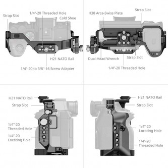 Zestaw SmallRig 6027 HawkLock Cage Kit for Sony Alpha 7V 7RV 7IV