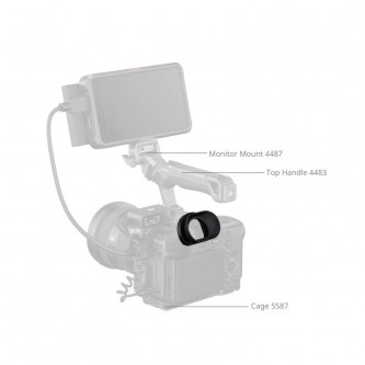Muszla oczna SmallRig 5713 Horizontal-to-Vertical Camera Viewfinder Eyecup do Sony FX2