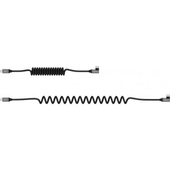 Kabel SmallRig 5730 USB-C do USB-C kątowy, spiralny, 35-145cm, 20Gbps, 240W