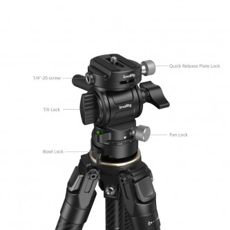 Statyw SmallRig 5028 Portable Carbon Fiber Travel Tripod Kit