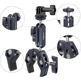 Zacisk SmallRig 3757 Crab-Shaped Clamp with Ballhead Magic Arm