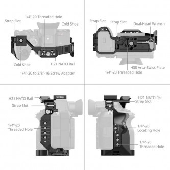 Klatka SmallRig 6702 HawkLock Quick Release Cage for Sony Alpha 7R VI