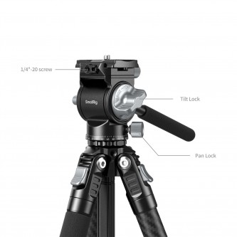 Statyw wideo SmallRig 5885 Portable Carbon Fiber Tripod for Action Cameras
