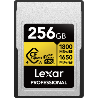 Karta pamięci Lexar CFexpress 4.0 Pro Gold (Type A) 256GB, VPG400, R1800/W1650