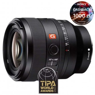 Obiektyw Sony FE 50mm F1.4 GM + Cashback 1000 zł lub Studencki Cashback 750 zł SEL50F14GM.SYX