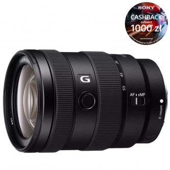 Obiektyw Sony E 16-55mm F2.8 G APSC + Cashback 1000 zł lub Studencki Cashback 500 zł SEL1655G.SYX + 1 rok gwarancji Sony
