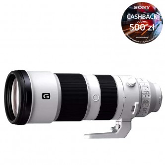 Obiektyw Sony FE 200-600mm F5.6-6.3 G OSS + Cashback 500 zł lub Studencki Cashback 750 zł SEL200600G.SYX