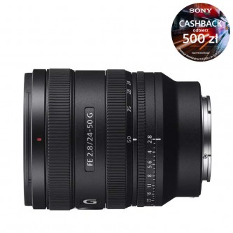 Obiektyw Sony FE 24-50mm F2.8 G + Cashback 500 zł lub Studencki Cashback 500 zł SEL2450G