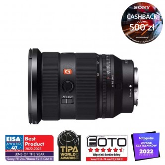 Obiektyw Sony FE 24-70mm F2.8GM II + Cashback 500 zł SEL2470GM2.SYX