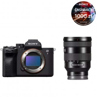 Aparat Sony A7IVGBDI + Sony 24-105mm F4 + Cashback 1000 zł lub Studencki Cashback 2000 zł ILCE7M4GBDI