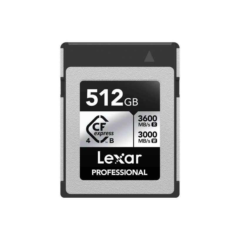 Karta Lexar 512GB CFexpress Pro Silver Typ B R3600/W3000/SW2600 LCXEXS4512G-RNENG