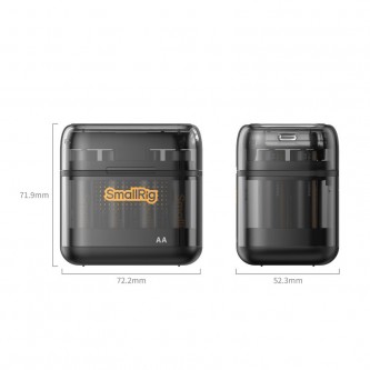 Zestaw 8 akumulatorów z ładowarką SmallRig 5772 Rechargeable Lithium Battery AA 2130 mAh Kit