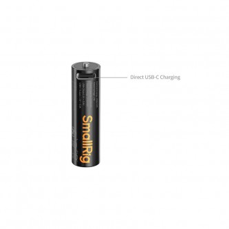 Zestaw 4 akumulatorów z USB-C SmallRig 5768 Rechargeable Lithium Battery AA 2100mAh with USB-C