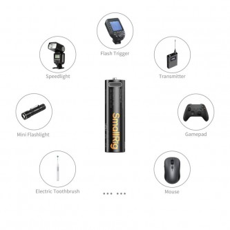 Zestaw 4 akumulatorów z USB-C SmallRig 5768 Rechargeable Lithium Battery AA 2100mAh with USB-C